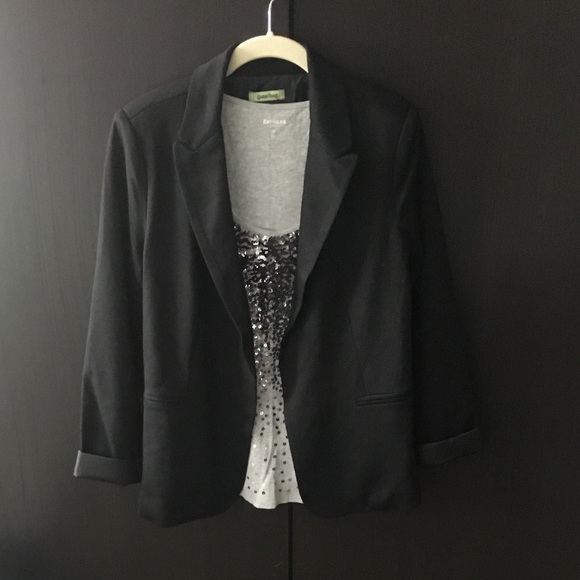 free hug Jackets & Blazers - EUC black open blazer